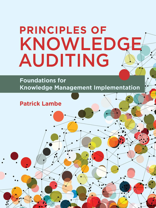 Title details for Principles of Knowledge Auditing by Patrick Lambe - Wait list